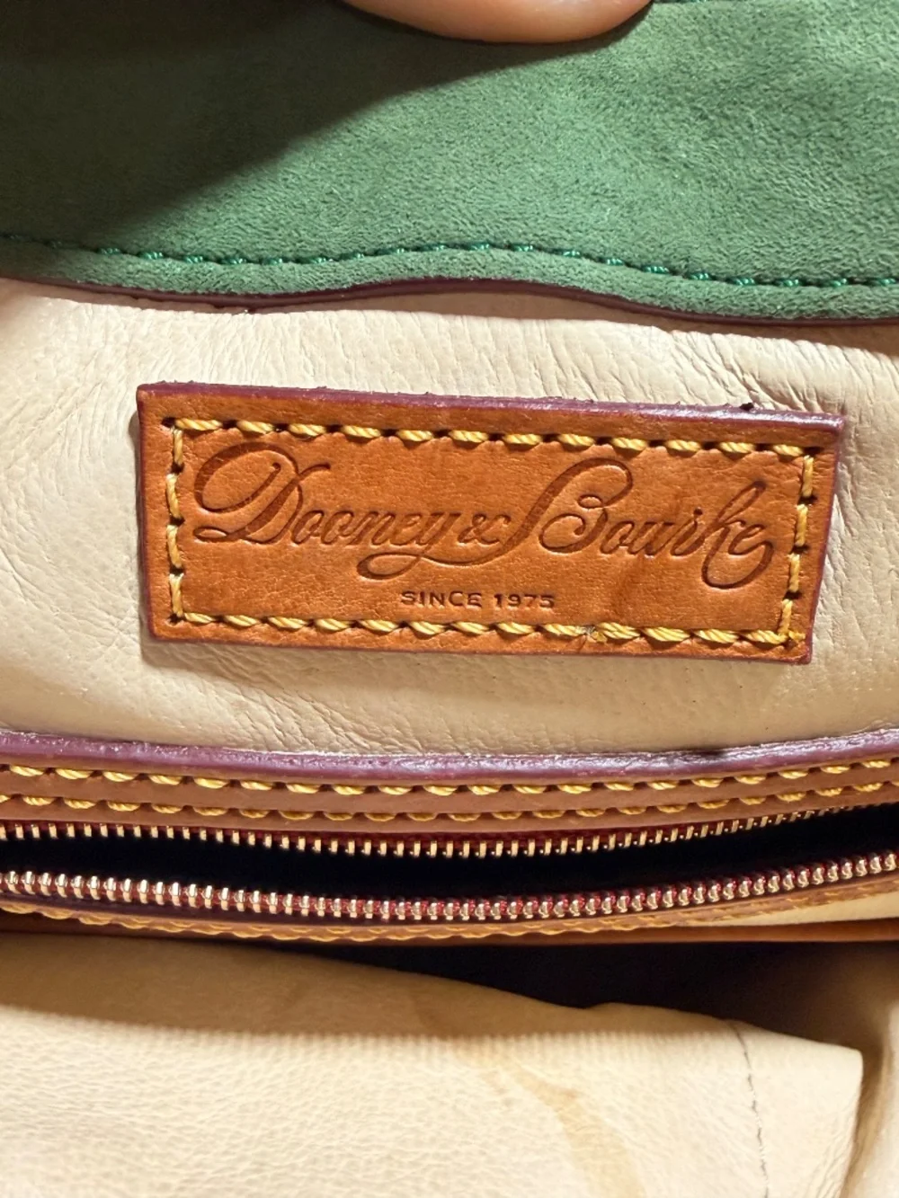 Dooney & Bourke Florentine Vacchetta Leather Satchel